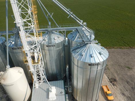 Vista de la instalación desde arriba